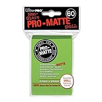 Ultra Pro Sleeves Pro-Matte D10 Card Game (Small, Lime Green)
