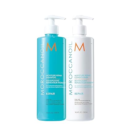 Moroccanoil Moisture Repair Shampoo & Conditioner Half-Liter Set