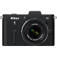 Nikon 1 V1 10.1 MP HD Digital Camera System with 10-30mm VR 1 NIKKOR Lens (Black)