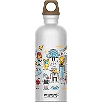 SIGG - Metal Kids Water Bottle - Traveller - Made in Switzerland - Carbonated Drinks - Leak Proof - for School - 20 Oz
