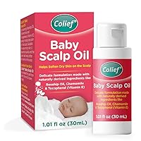 Colief - Baby Scalp Oil - 30ml - Soothing Moisturising Oil for Baby Scalp and Skin - Preventative of Itchy, Flaky, Dry, Damaged Skin and Cradle Cap.
