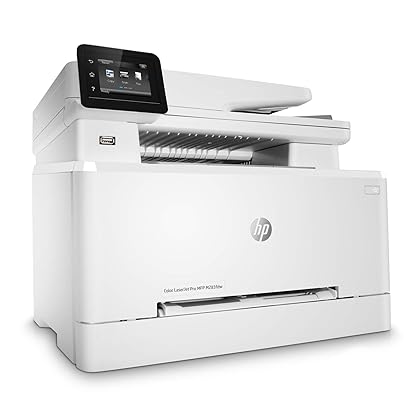 HP Color LaserJet Pro M283fdw Wireless All-in-One Laser Printer, Remote Mobile Print, Scan & Copy, Duplex Printing, Works with Alexa (7KW75A), White