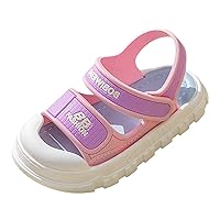 Jelly Sandals for Girls Size 4 New Children Sandals Summer Girls Nonslip Soft Sole Cartoon Flip Flops for Toddler