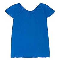 French Toast Baby Girls' Short Sleeve Tulip Back Top