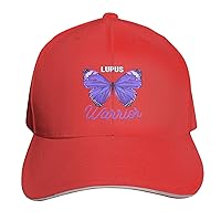 May is Lupus Awareness Month Baseball Cap Hats for Men Women Sun Hat Adjustable Magic Buckle Dad Hats Running Workouts Hats