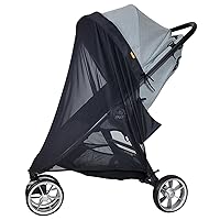 liuliuby Stroller Sun Shade - Universal Stroller Cover for Baby Protection - Large Shade Extender - See Through Mesh Cover for Sun Blocks UV - Joggers Accessories for Summer