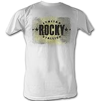 Men's Rocky Italian Slim Fit T-Shirt XXXXX-Large White