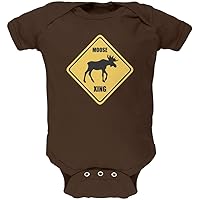 Moose XING Brown Soft Baby One Piece