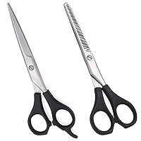 SurgicalOnline Professional Razor Edge Series Barber Hair Cutting Scissors -Stainless Steel Salon Scissors - Overall Length - Fine Adjustment - Premium Shears for Hair Cutting