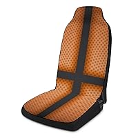 Basketball Background Printed Car Seat Covers Universal Auto Front Seats Protector with Pockets Fits for Most Cars