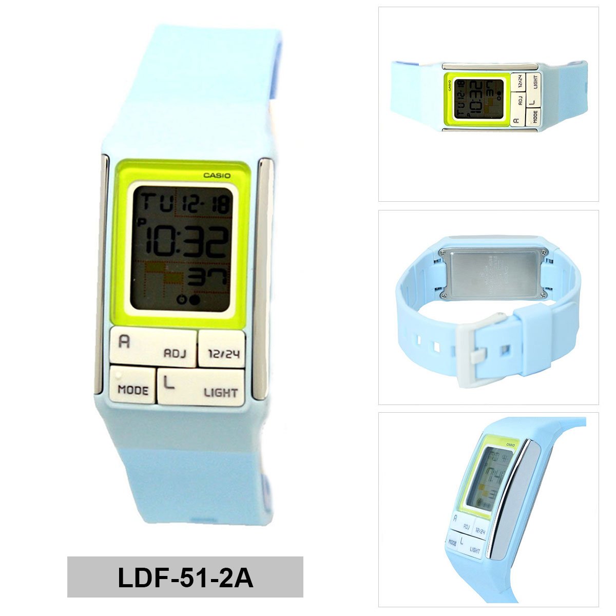 Casio General Unisex Watches Poptone LDF-51-2ADR - WW