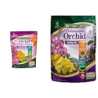 Better-GRO Orchid Better-Bloom 11-35-15 - Urea-Free Bloom Fertilizer for Orchids & Better-GRO Phalaenopsis Mix - Premium Grade Phalaenopsis Potting Mix for Potting, Repotting
