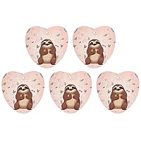 Car Air Fresheners 6 Pcs Hanging Air Freshener for Car Cute Sloth Aromatherapy Tablets Hanging Fragrance Scented Card for Car Rearview Mirror Accessories Scented Fresheners for Bedroom Bathroom