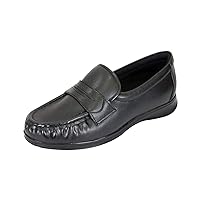 Annie Women's Wide Width Moccasin Style Penny Loafers