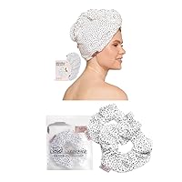 Kitsch Microfiber Hair Towel and Towel Scruchies Bundle with Discount