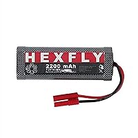 Redcat Racing HX-2200MH-B Version 4.0 2200 Ni-Mh Battery-7.2V with Banana Connector