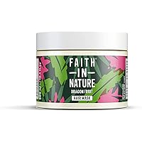 Faith in Nature Natural Dragon Fruit Hair Mask, Revitalising, Vegan & Cruelty Free, Parabens and SLS Free, For All Hair Type, 300ml