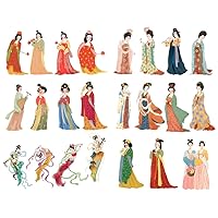 Seasonstorm Retro Chinese Beauty of Tang Dynasty Precut Stationery Decor Happy Planner Stickers Scrapbooking Diary Sticky Paper Flakes