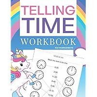 Telling Time Workbook 100 Worksheets: Match the Clock to the Time