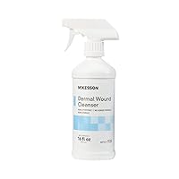 McKesson Dermal Wound Cleanser, Non-Cytotoxic, Rinse-Free, Non-Sterile,16 oz, 1 Count