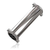 Max Water 4021 - Heavy Duty, Stainless Steel - Reverse Osmosis Commercial Membrane Housing 4