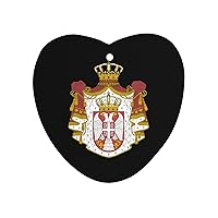 Coat Arms of Serbia Car Air Fresheners Aromatherapy Tablets Fragrance Scented Cards for Car Interior Decor