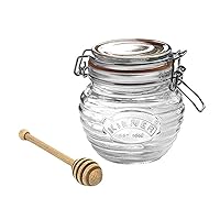 Honey Pot With Dipper, 1 EA