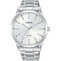 Lorus Classic Man Mens Analogue Quartz Watch with Stainless Steel Bracelet RRX25JX9, Silver, Bracelet