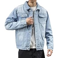 Men's Fashion Casual With Pocket Denim Jacket Top