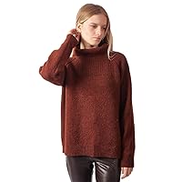 Premium Alpaca Silk Mohair 100% Natural Luxe Fibers Sweater Soft Warm Luxurious Comfort and Elegance Solid Color