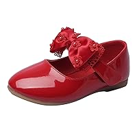 Children Shoes Flat Shoes Crystal Shoes with Sequins Bowknot Girls Dancing Shoes Girl Shoe Size 1