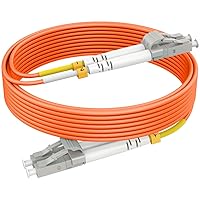 2m(6ft) LC LC OM2 Fiber Patch Cables MMF Multimode, Options 2m~150m, LC to LC Fiber Optic Patch Cords Duplex, 50/125μm 1G/10G LSZH, RamboCables
