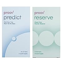 Check Ovarian Reserve and Predict Ovulation - Dual Fertility Bundle | Ovulation Test Strips to Predict The Fertile Window | at-Home Ovarian Reserve Test | Non-invasive Testing