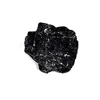 Rare Black Tourmaline Healing Crystal 50.00 Ct Natural Raw Lapidary Cabbing Rough Tourmaline Schorl Gem