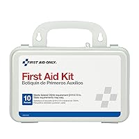 6060 10-Person Emergency First Aid Kit for Office, Home, and Worksites, 57 Pieces