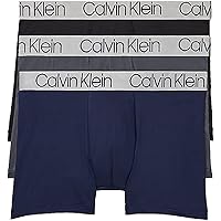 Calvin Klein Microfiber 3-Pack Trunk/Black/Grey/Navy