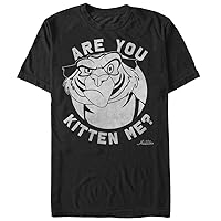 Disney Men's Aladdin Angry Rajah are You Kitten Me Graphic T-Shirt