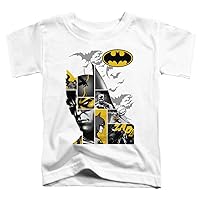 Batman Toddler T-Shirt Collage White Tee