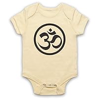 Unisex-Babys' Hindu Symbol OM Baby Grow