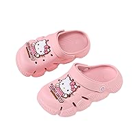 Cute Kid's Clogs Slip on Water Shoes Slides Boys Girls Slippers Beach Pool Shower Sandals Casual Summer Cartoon Garden Shoes for Girls Toddlers Kids Children