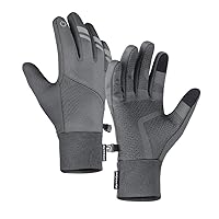 Winter Warm Gloves, Thin Windproof Waterproof Thermal Gloves, Non-Slip Palm, Flexible Touch Screen Finger Gloves for Men and Women Cold Weather Cycling,Driving,Hiking,Snow