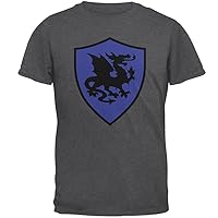 Halloween Knight Shield Costume Dragon Mens T Shirt