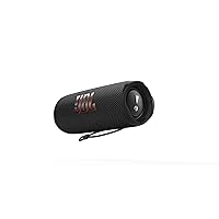 Flip 6 - Portable Bluetooth Speaker, powerful sound and deep bass, IPX7 waterproof, 12 hours of playtime, JBL PartyBoost for multiple speaker pairing for home, outdoor and travel (Black)