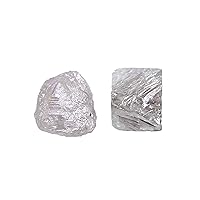 Natural Loose Rough Diamond Grey Color 1.70 CT 5.05 MM Rough Irregular Shape Diamond KR2253