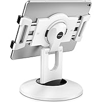 AboveTEK Retail Kiosk iPad Stand, 360° Rotating Commercial POS Tablet Stand, Fits 6