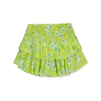 Girls' Floral Tiered Skirt
