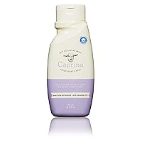 Caprina by Canus Amazing Body Wash, Lavender Oil, 16.9 oz, With Fresh Canadian Goat Milk, Gentle Soap, Moisturizing, Vitamin A, B2, B3, & More, 16.9 Fl oz