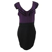 Bebop Juniors Ruffle Dress XL Black Purple