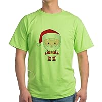 Green T-Shirt Christmas Cuties Santa Claus