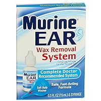 Murine Ear Wax Removal System Drops - 0.5 oz, Pack of 2